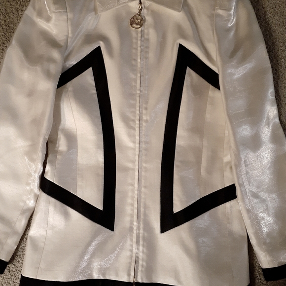 Escada Margaretha Rey, vintage suit black/white - Picture 1 of 7